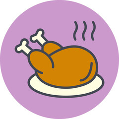 Chicken Vector Icon