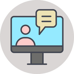 Webinar Vector Icon