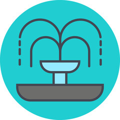 Fountain Vector Icon