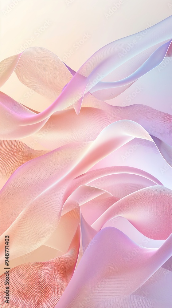 Poster abstract background with waves and lines
