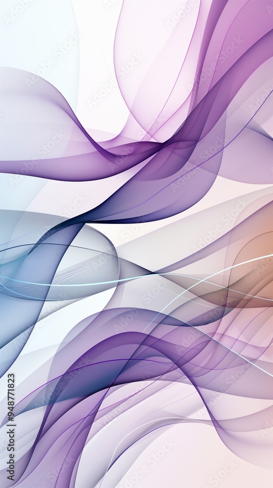 Poster abstract background with waves and lines