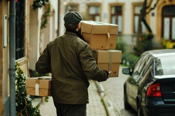 Fast and efficient parcel delivery at home