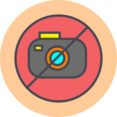 No Pictures Vector Icon