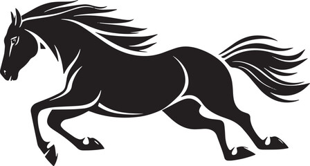 Fototapeta premium horse icon, horse drawing, horse logo, horse vector