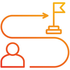 Obraz premium Purpose Icon