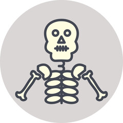 Skeleton Vector Icon