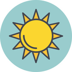 Sun I Vector Icon