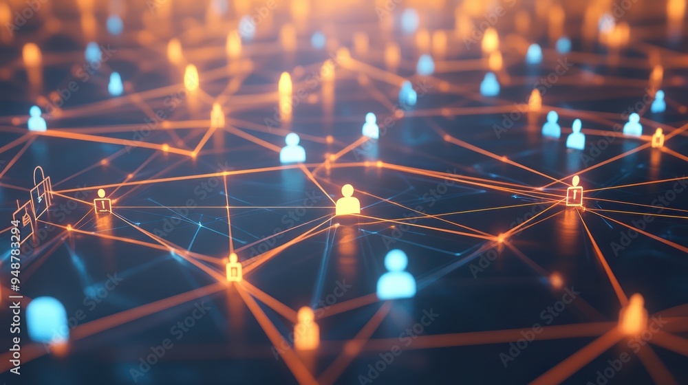 Poster abstract network connection