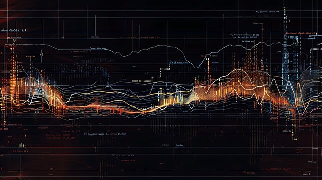 A detailed line graph showing the trend of stock prices over the past year, with annotations highlighting key events.