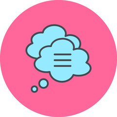 Message Bubble Vector Icon