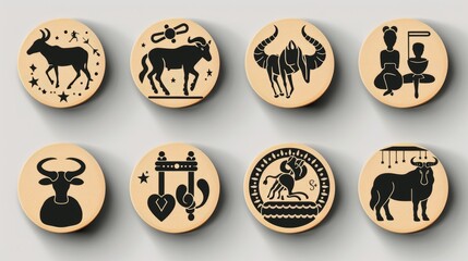 Collection of zodiac signs representing astrological horoscopes and their unique characteristics