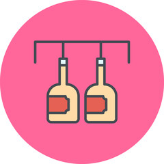 Wine Tasting Vector Icon