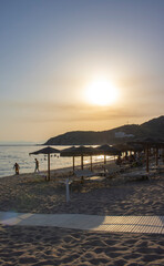 Strand Solanas auf Sardinien