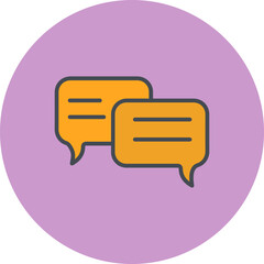 Message Bubble Vector Icon