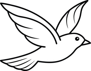 Obraz premium Charming bird illustration for child’s creativity 