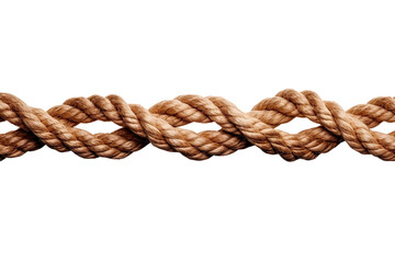 Obraz premium Close-up of Rope Frame Knot on Wooden Background