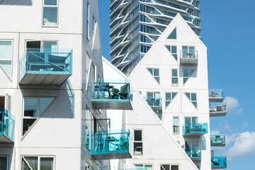 Docklands in Aarhus, Jütland, Dänemark