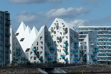 Docklands in Aarhus, Jütland, Dänemark