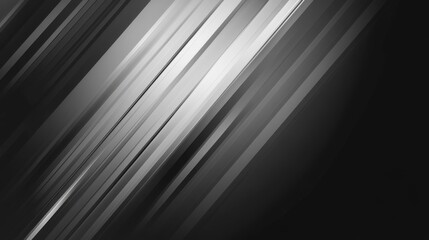 Fototapeta premium A sleek gray background featuring soft gradient transitions, intersected by thin, smooth lines. The subtle shifts in tone and the linear design create a minimalist and modern visual effect.