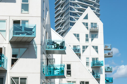Docklands in Aarhus, J&uuml;tland, D&auml;nemark