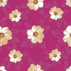 nice rose flowers pattern suitable for wall decoration or textile design