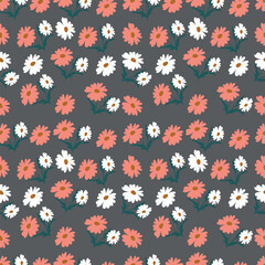 beautiful flower seamless pattern with background