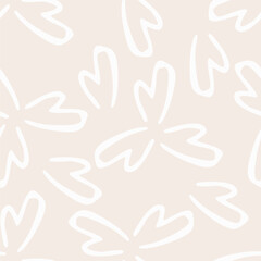 Colorful flowers and branchs whit shadow on a white backgeound.