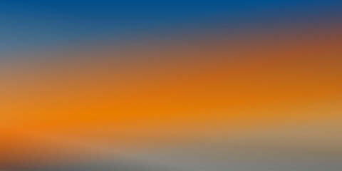 Naklejka premium Sunrise sky, soft blue yellow color gradient abstract background