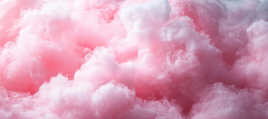Fototapeta premium Fluffy Pink Cotton Candy Texture