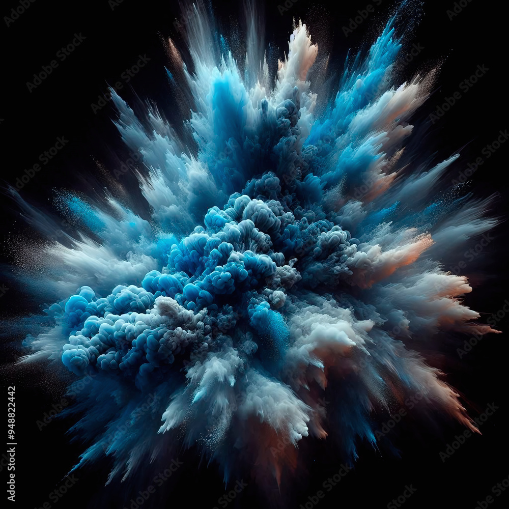 Aufkleber abstract fractal background a computer-generated 2d illustration, texture