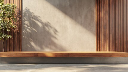 Envision a Zeninspired space with warm neutral tones and wooden accents, integrating natural elements for a serene haven ideal for meditation, relaxation, and enhancing wellbeing and mindfulness