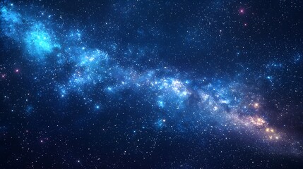 Naklejka premium A high-resolution digital camera capturing constellations in the night sky, emphasizing the beauty of the cosmos