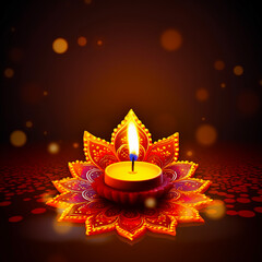 Happy Diwali Festival Background