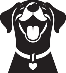 Happy Baby Dog vector