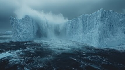 Iceberg Calving in the Arctic Ocean