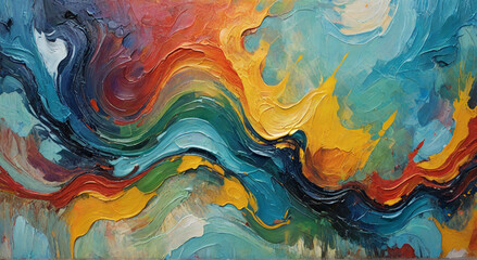 abstract background with paint