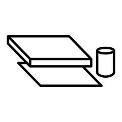Industry materials icon symbol. Vector illustration