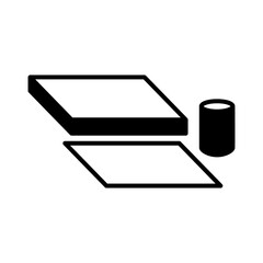 Industry materials icon symbol. Vector illustration