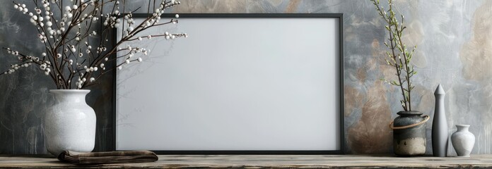 Blank Canvas  Mockup  Minimalist Design