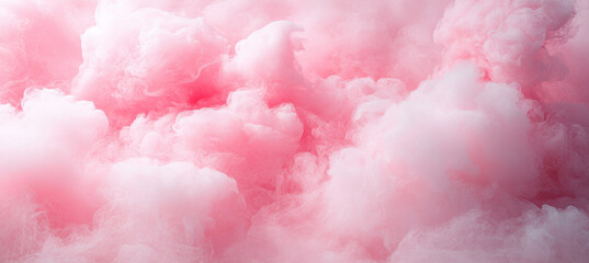 Fototapeta premium Fluffy Pink Cotton Candy Texture