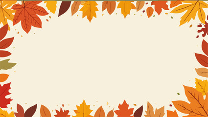 Seasonal Autumn Frame with Rustic Vibes