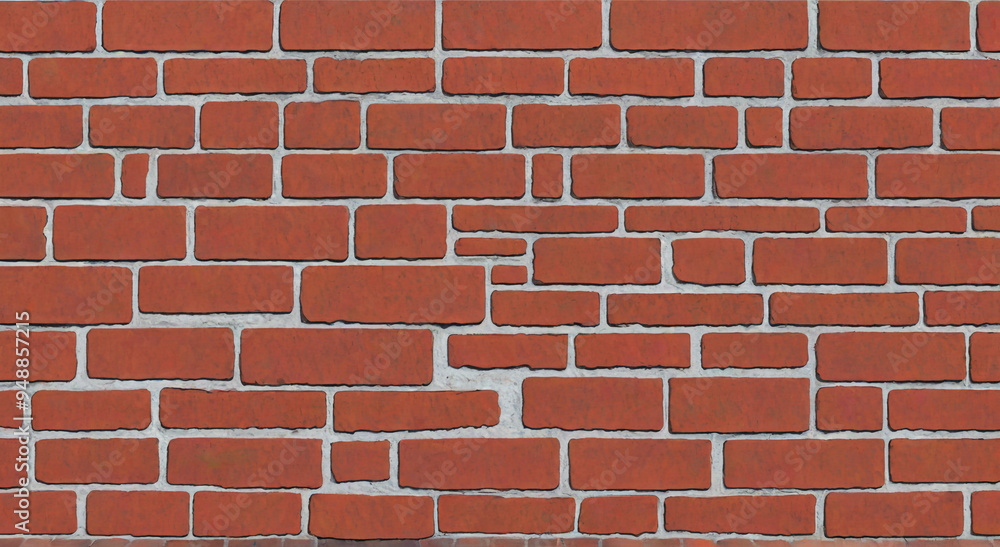 Poster red brick wall