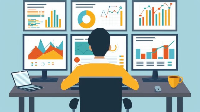 work hard Data Analytics Statistics Information Business Technology 