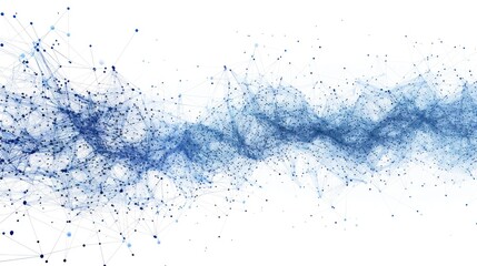 Abstract Blue Network