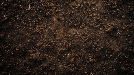 soil and dirt surface, showcasing intricate patterns and rich, earthy tones. This natural background highlights the organic beauty of the ground, symbolizing growth and life's foundation