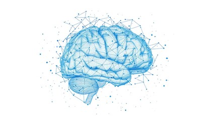 Abstract Brain Illustration