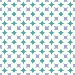 Seamless vector pattern in geometric ornamental style