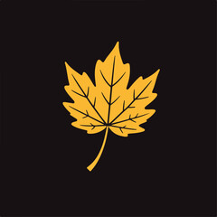 Artistic Autumn Leaf Vector