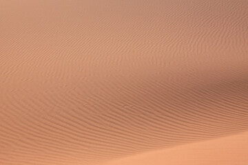 Sahara dunes, waves in the sand