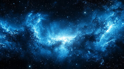 Fototapeta premium starry night sky, showcasing a vast galaxy filled with twinkling stars. The cosmic landscape captures the endless mysteries of the universe